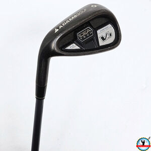 Left-Handed Adams IDEA V3 Forged PVD 9-Iron Senior-Flex Graphite 36.25" New Grip